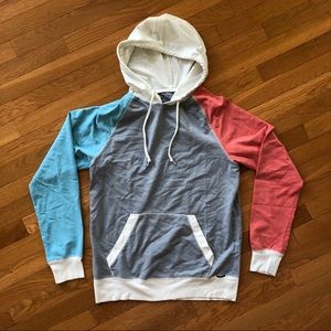 On The Byas // Colorblock lightweight hoodie